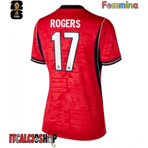 Inghilterra Morgan Rogers #17 Seconda Maglia Femmina Mondiali 2026 Manica Corta